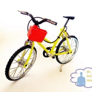 Mini Bicicleta con Canasta Coleccionable o para Barbie Mi Amigo Imaginario