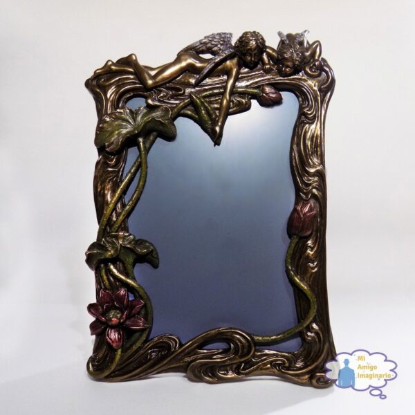Espejo Portaretrato de Mesa Estilo Art Nouveau Mi Amigo Imaginario