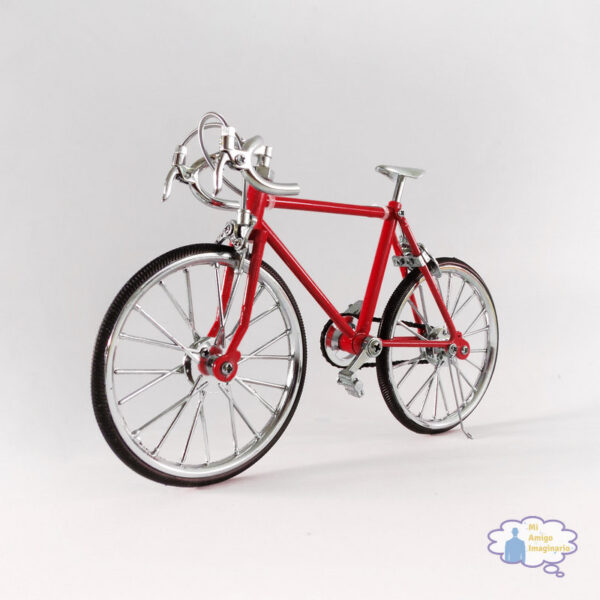 Mini Bicicleta De Carreras Para Colección Escala 1:16 Mi Amigo Imaginario