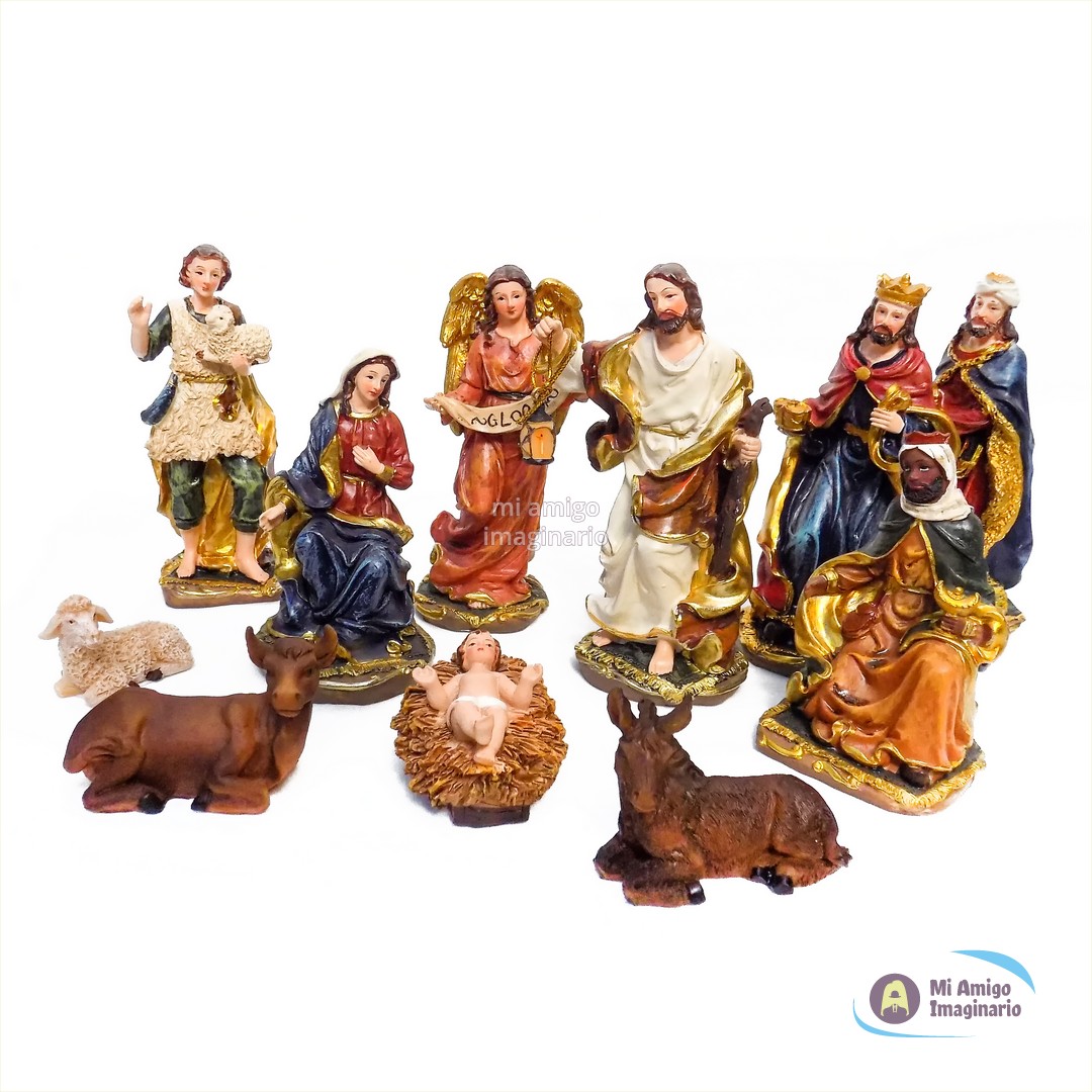 Nacimiento Navideño Realista Tradicional Clásico Resina 12cm Mi Amigo Imaginario Nacimiento Navideño Realista Tradicional Clásico Resina 12cm Mi Amigo Imaginario