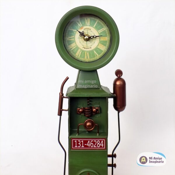 Reloj De Mesa Despachador Bomba De Gasolina Vintage Mi Amigo Imaginario