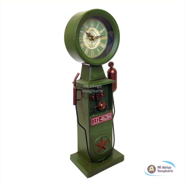 Reloj De Mesa Despachador Bomba De Gasolina Vintage Mi Amigo Imaginario