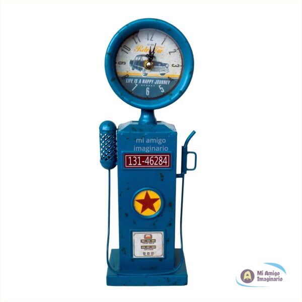 Reloj De Mesa Bomba De Gasolina Despachador Vintage Mi Amigo Imaginario